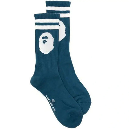 Bape Blue Socks