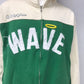 MR.WAVE Distressed Wave Hoodie (green)