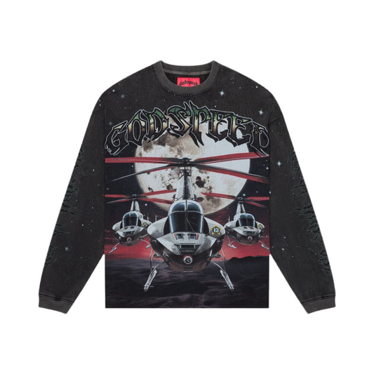 GODSPEED Air Strike LS T-shirt (black)
