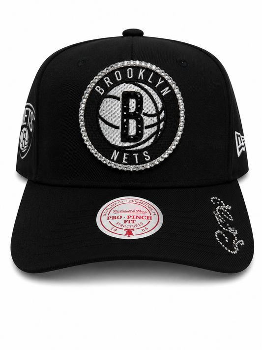 POLANCO-CAPS Brooklyn Nets Iced-Out Circle 2.0 Hat