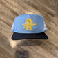 ROUGHPLAY Blue and Black Yellow Logo Hat