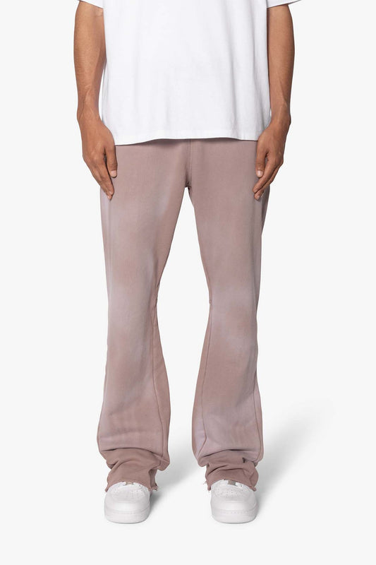 MNML Faded Bootcut Sweatpants (mauve)