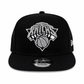 Polanco Caps New York Knicks Iced-Out Black Logo Hat