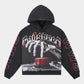 GODSPEED Code Red Hoodie (Black wash)