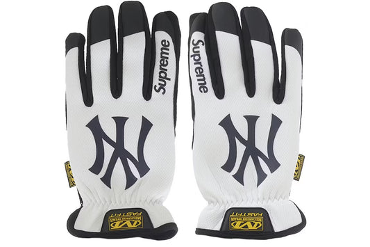 Supreme Mechanix FastFit MLB Teams Gloves (White)