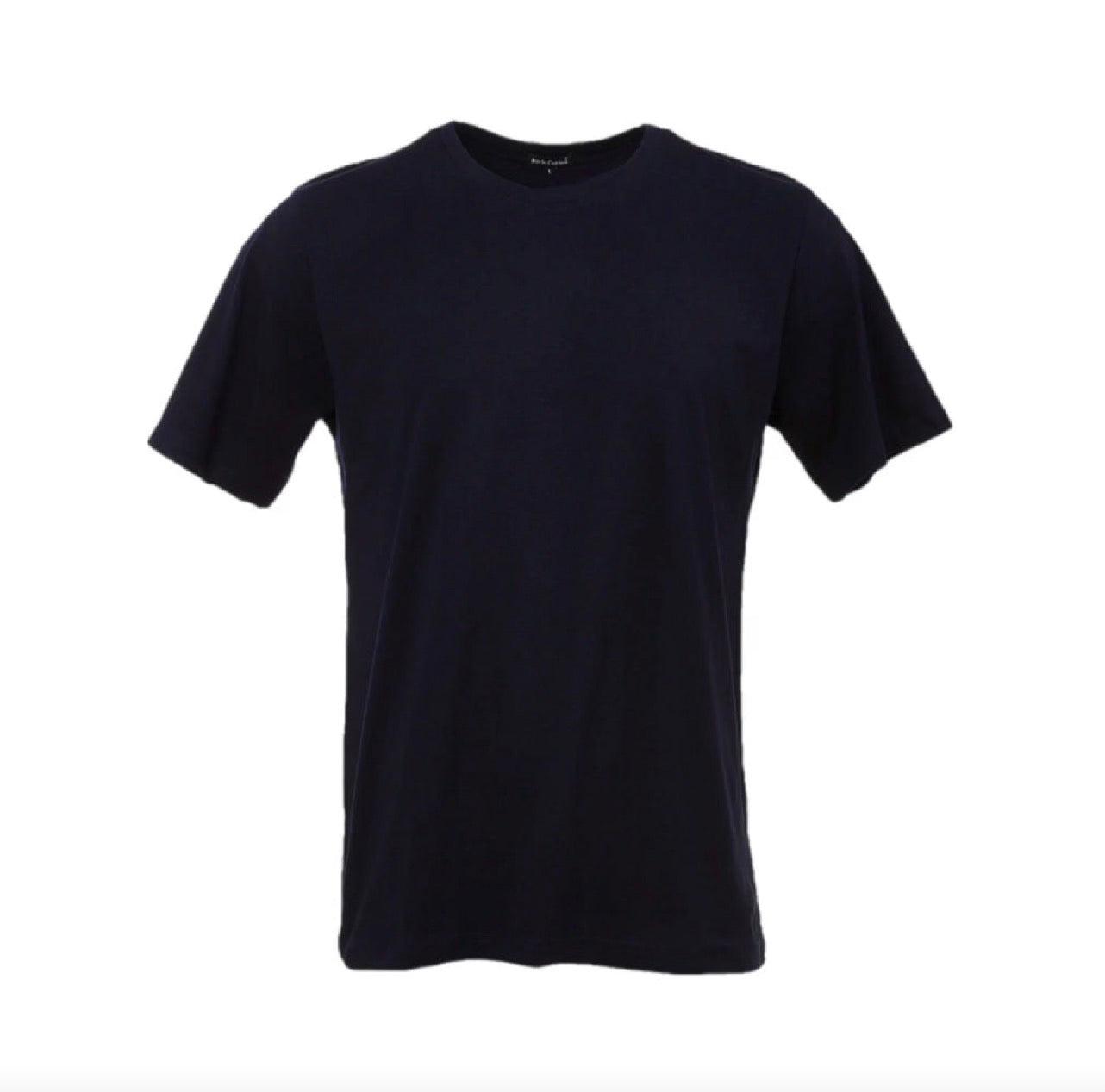 RICH COTTON NAVY STRETCH SLIM T-SHIRT