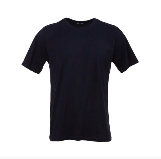 RICH COTTON NAVY STRETCH SLIM T-SHIRT