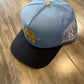 ROUGHPLAY Blue and Black Yellow Logo Hat