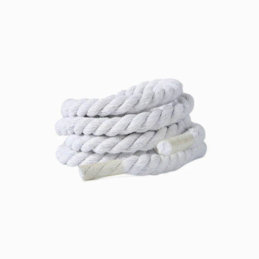 KICKS Round Fat Laces (white)