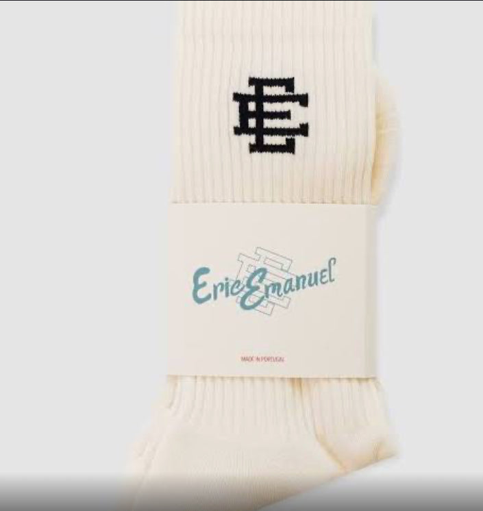 ERIC EMMANUEL WHITE SOCKS