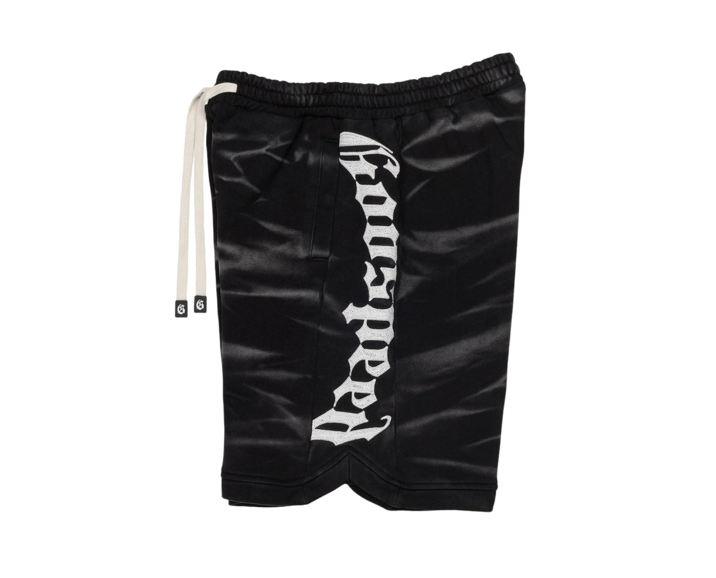 GODSPEED Court Side Tie Dye Sweatshorts (black)