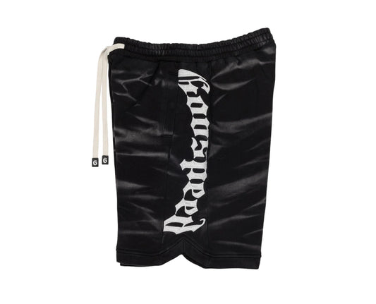 GODSPEED Court Side Tie Dye Sweatshorts (black)