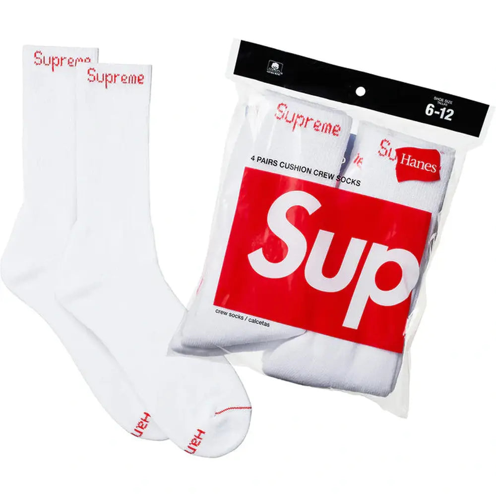 Supreme White Sock