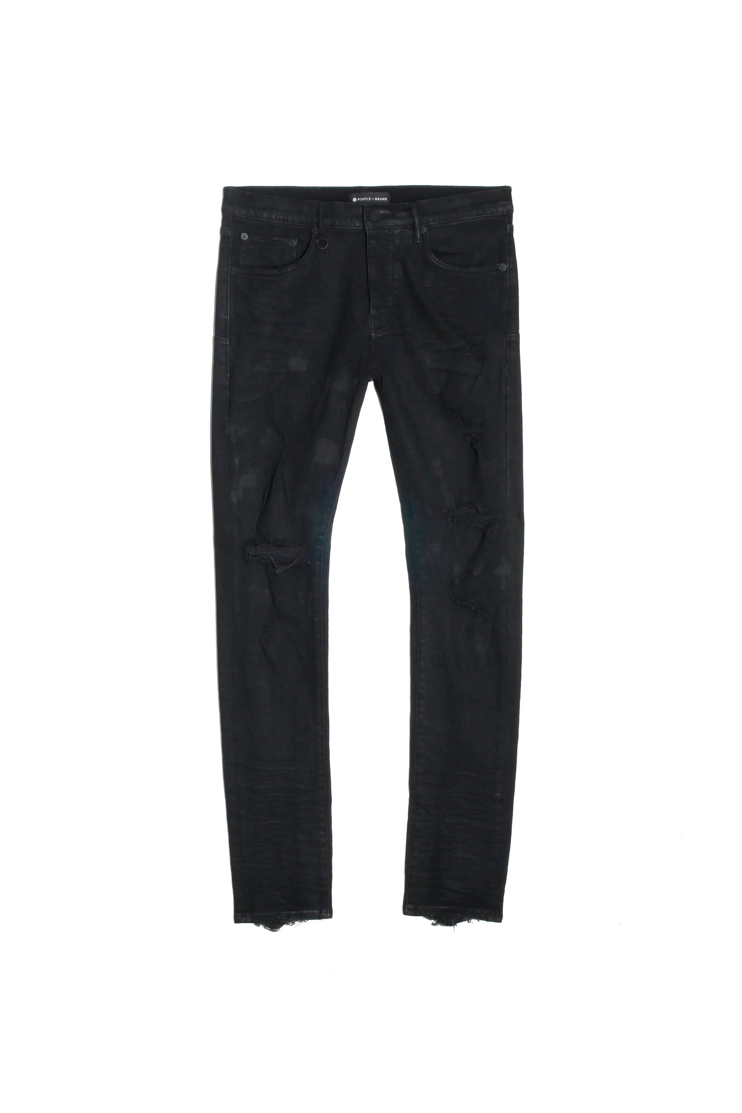 Purple Brand Black Oil Spill Jean Black