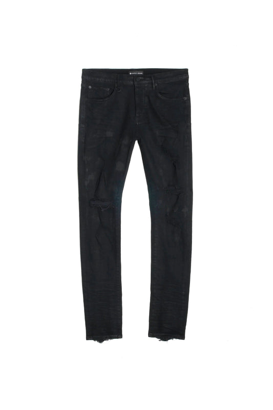 Purple Brand Black Oil Spill Jean Black