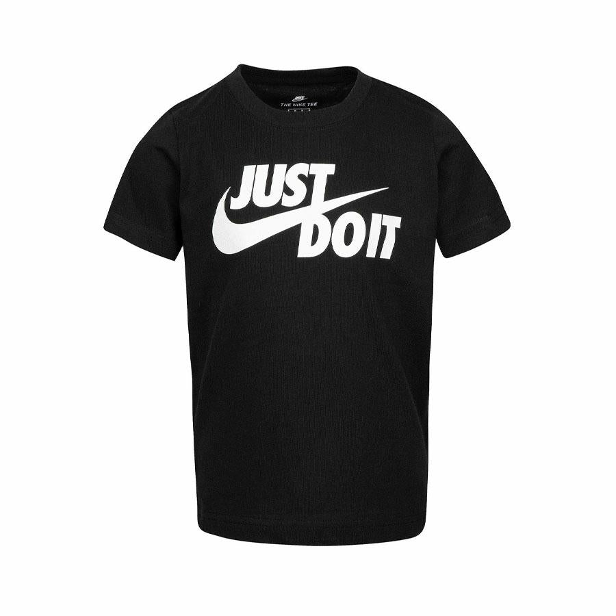 BOYS BLACK “JUST DO IT” TEE