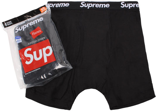 Supreme Black Boxers