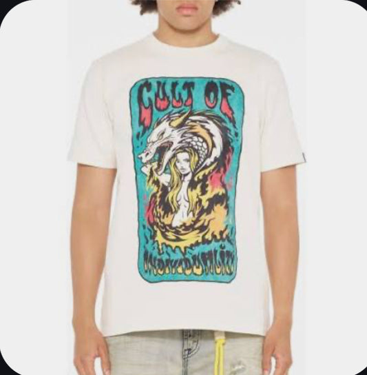 Cult Short Sleeve Crew Neck Tee “ MAY THE BRIDGES”