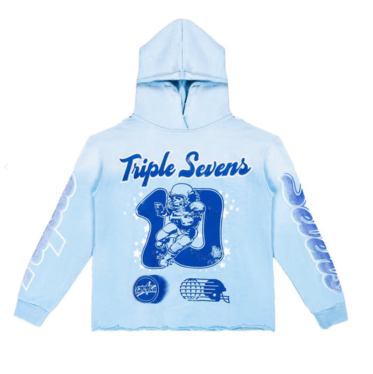 TRIPLE SEVENS All Star Football Hoodie (blue)
