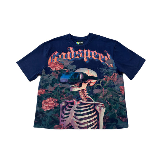 GODSPEED VVS Vision Flowers Tee (navy)