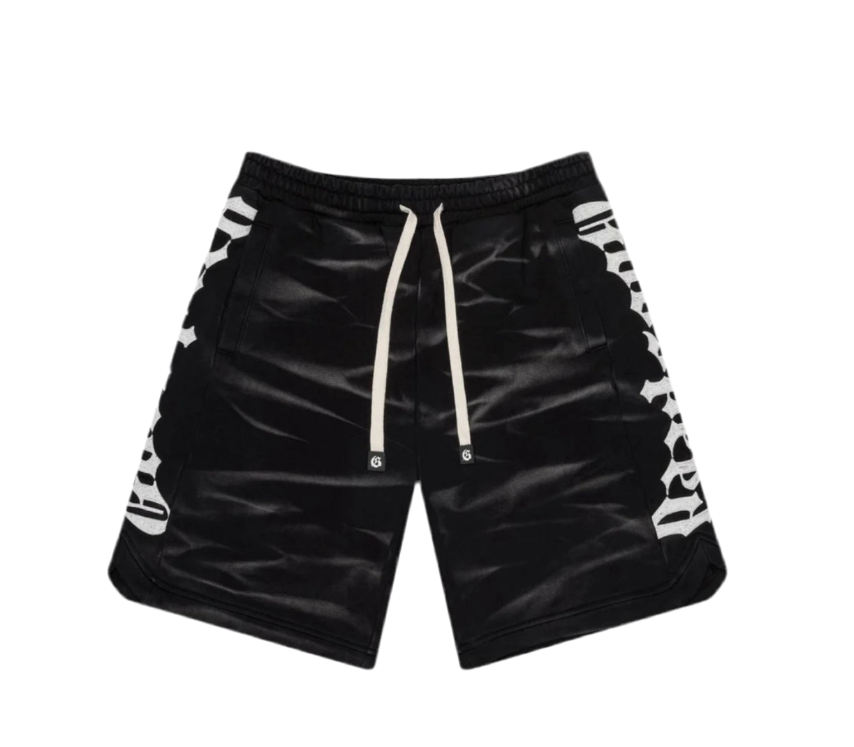 GODSPEED Court Side Tie Dye Sweatshorts (black)