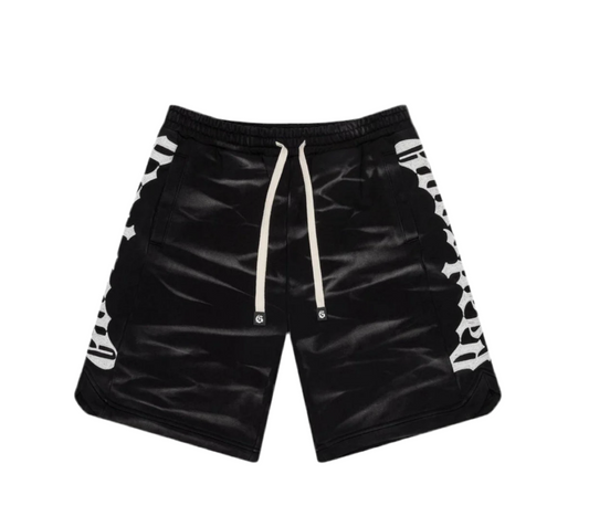 GODSPEED Court Side Tie Dye Sweatshorts (black)