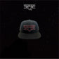 VERIFIED BLACK AND RED RHINESTONE HAT