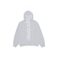 SUPREME Satin Applique Hooded Sweatshirt (grey)