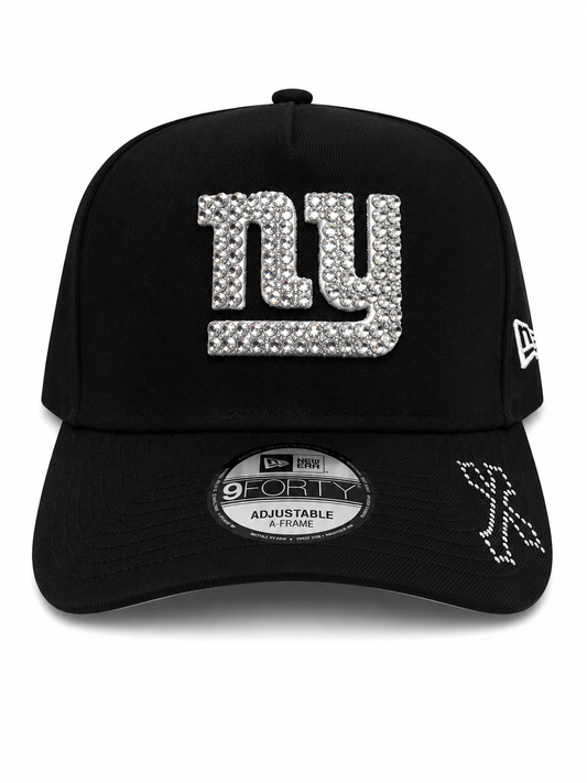 POLANCO-CAPS New York Giants Iced-Out Black Hat