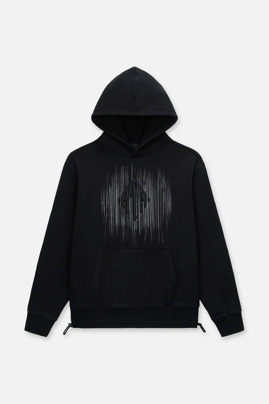 RTA Jordan Hoodie Etched Monogram (black)