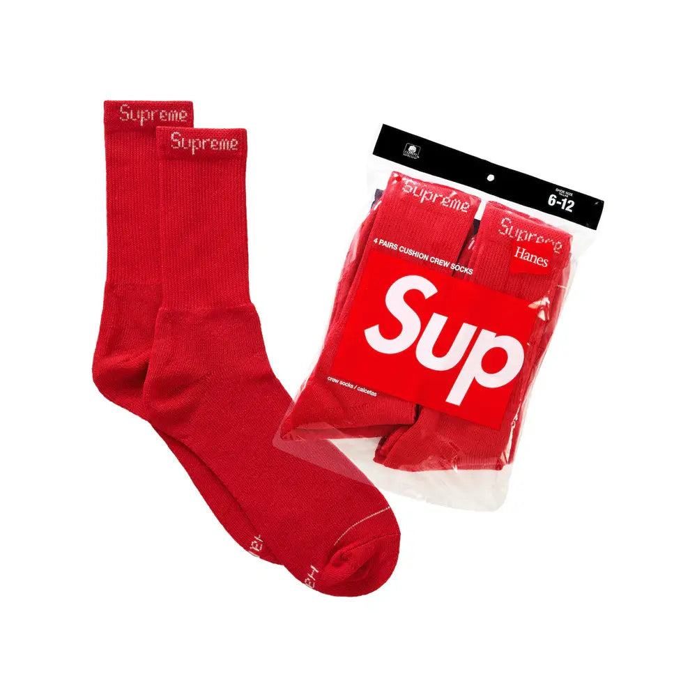 Supreme Red Socks