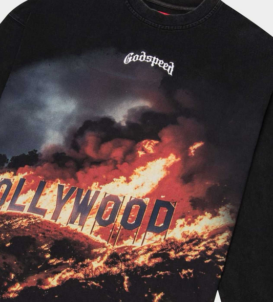 GODSPEED Hollywood Inferno LS T-shirt (black)