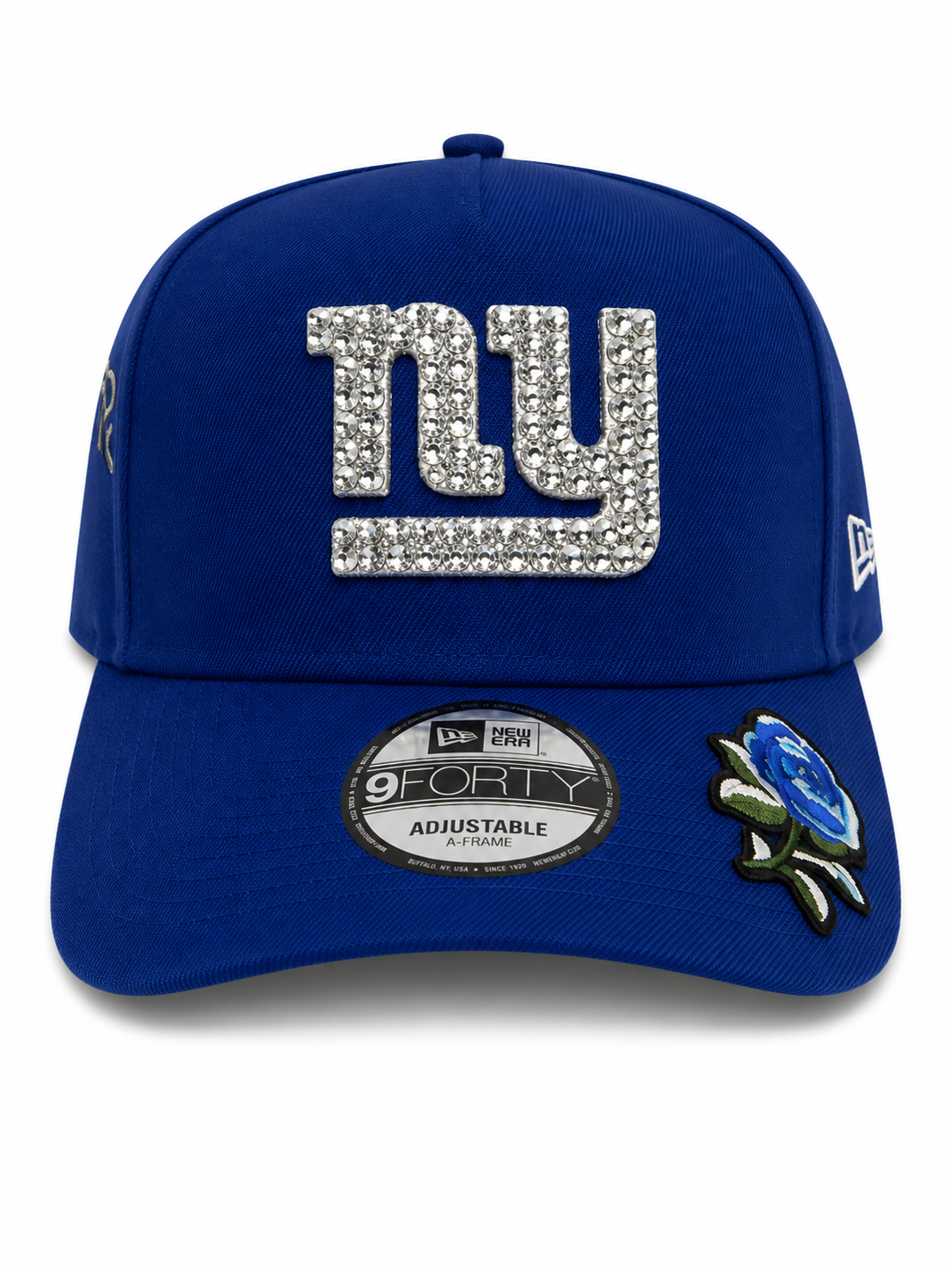 Polanco Caps New York Giants Iced-Out Blue Hat