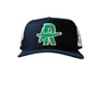 ROUGHPLAY Black and Green Logo Hat