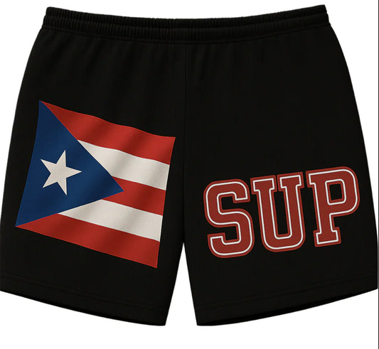SUP Puerto Rico Flag Shorts