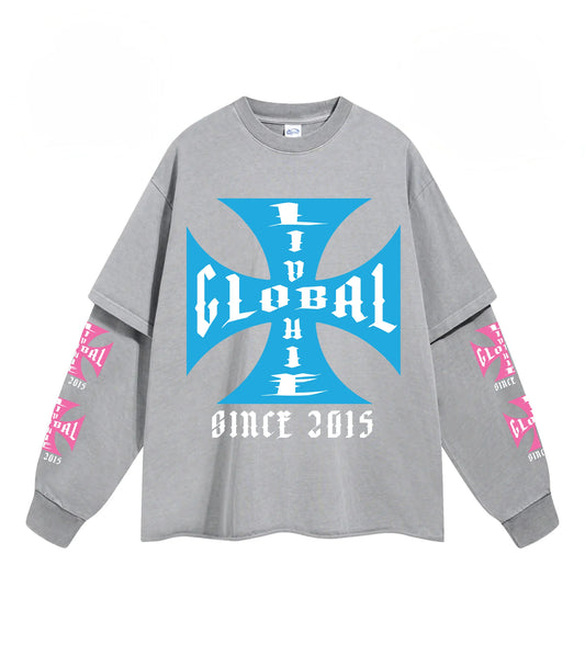 LIV HIE GLOBAL LS TEE (Grey)