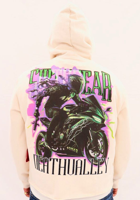 RAD BOYZ Death Valley Hoodie (cream)
