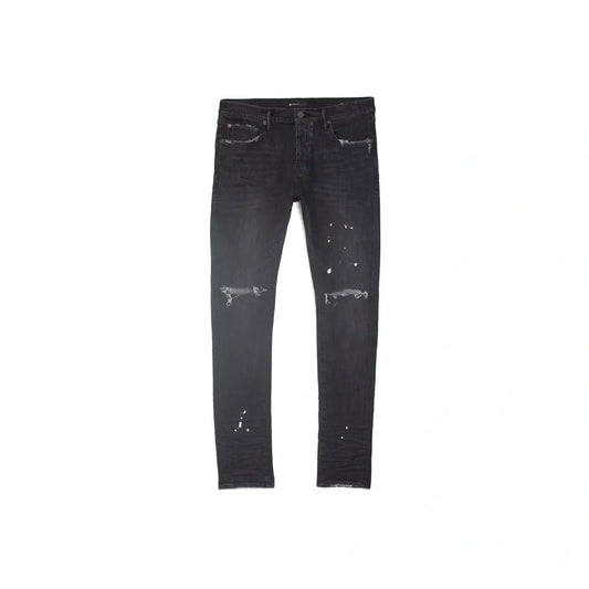 Purple Brand “Black Overspray” Jeans