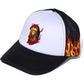 EMBROIDERY FIRE LOGO TRUCKER CAP MENS