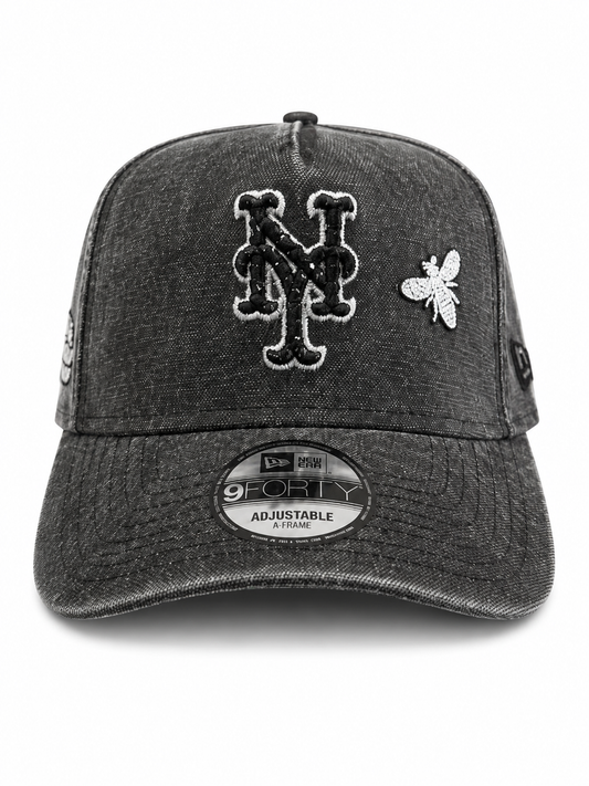 POLANCO-CAPS New York Mets Iced-Out Grey Hat