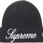 SUPREME New Era Script Beanie (black)