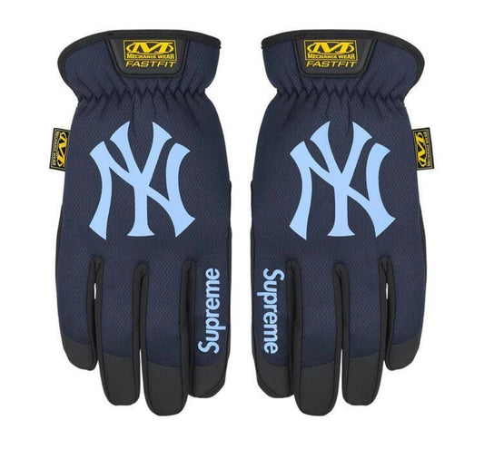 Supreme Mechanix FastFit MLB Teams Gloves (Navy)