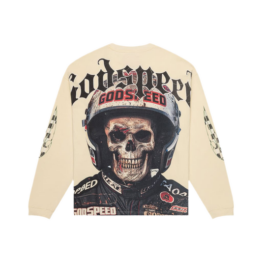 GODSPEED Crashout LS T-shirt (bone)
