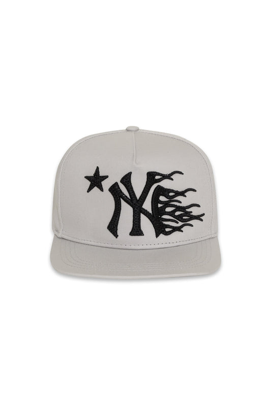 HELLSTAR NY Snapback Hat (grey)