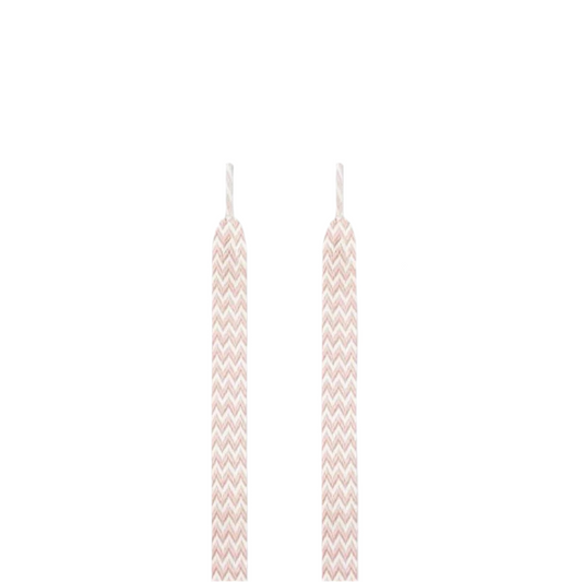 KICKS Fat Shoe Laces (pink/white)