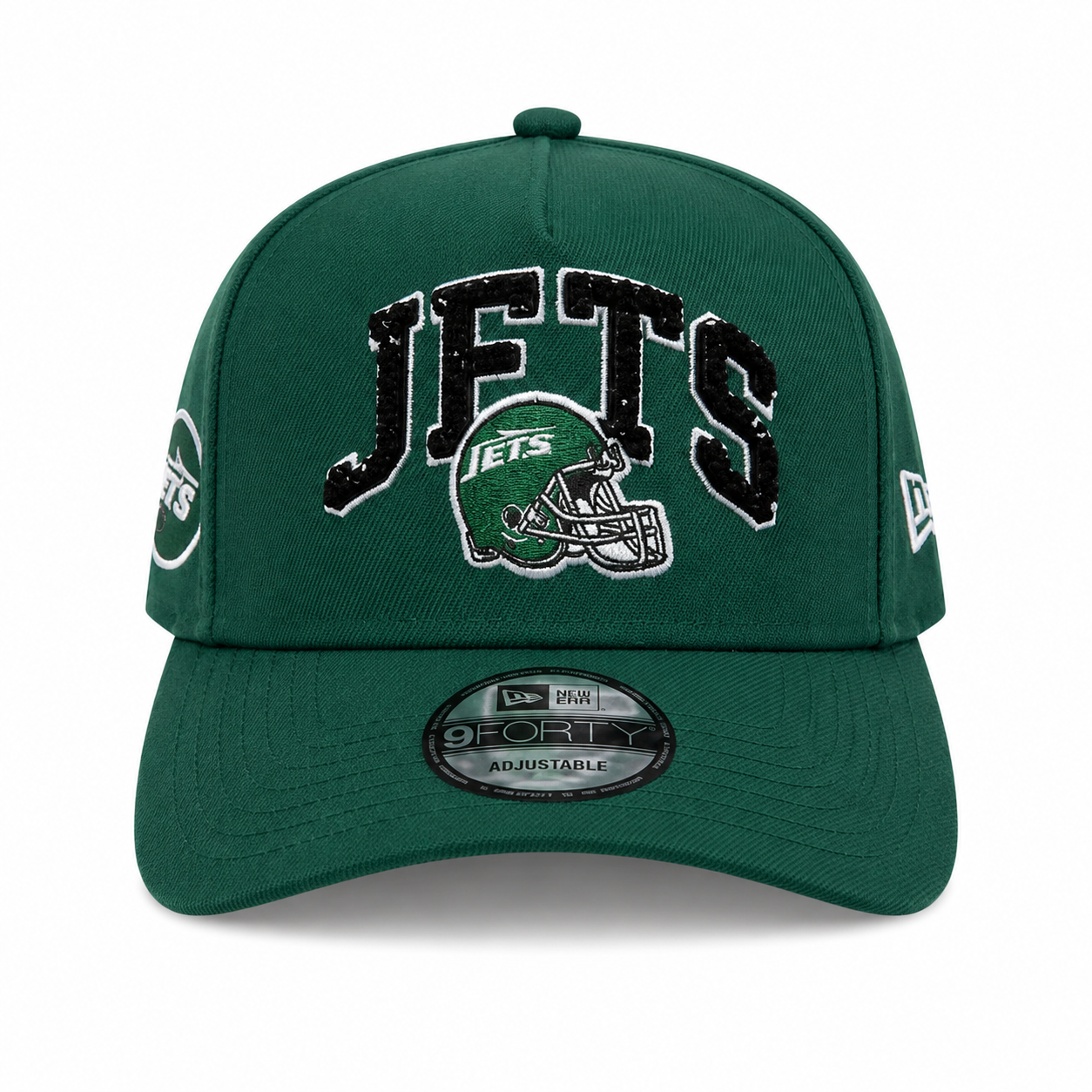 Polanco Caps New York Jets Iced-Out Green Helmet Hat