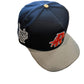 ROUGHPLAY Black and Grey Orange Logo Hat