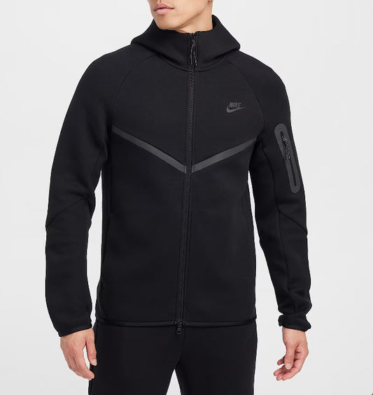 Nike Men's Tech Fleece Full-Zip Windrunner Hoodie Black