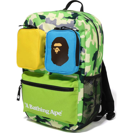 BAPE WOODLAND CAMO DAYPACK KIDS