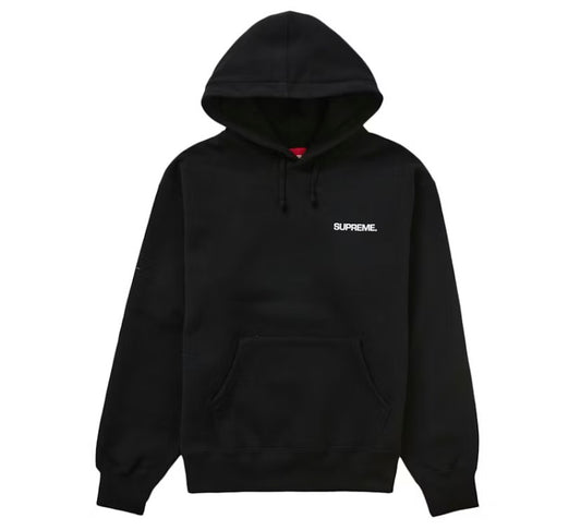 SUPREME Immortal Circle Logo Hooded Sweatshirt (Black)